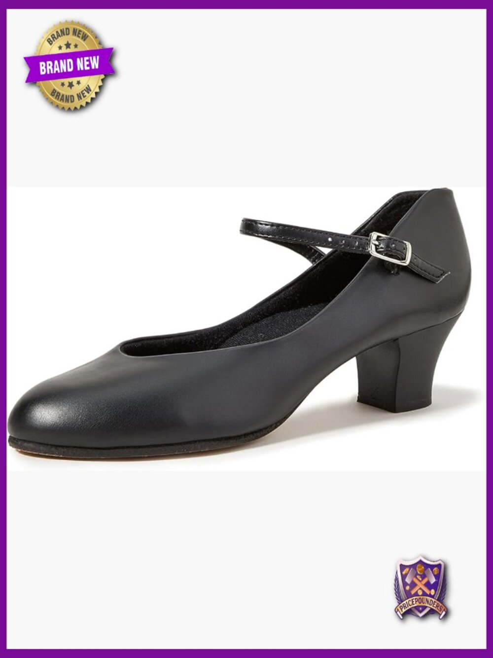 2" Heel Character Dance Shoe with Leather Sole